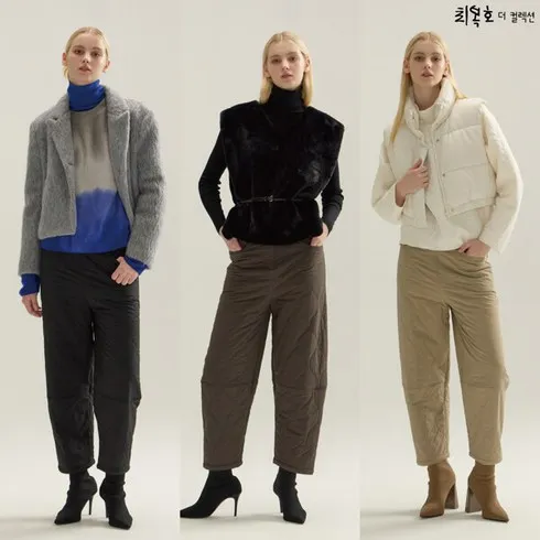 정성 리뷰 SJ WANI 폰테 기모 팬츠 1종  리뷰 많아요