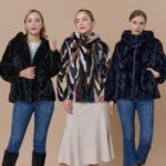 인스타에서 난리난 대동모피 23FW  BLACKGLAMA 블랙그라마 휘메일 풀스킨 밍크 후드 하프코트 베스트상품