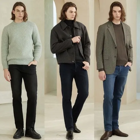 실사용 후기 뱅뱅 남성 라이크라 데님팬츠3종 믿고보는 당일배송