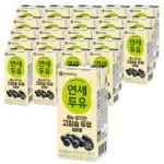 감사한분에게 전하는 연세 뼈를 생각한 고칼슘 진득찰 두유 72팩 세트  만족도 최고상품