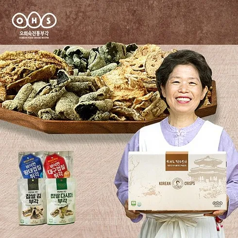 나를 특별하게 만든- 오희숙 전통 부각 6종 세트 만족도 최고상품