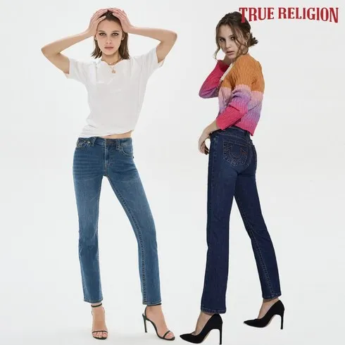 실시간 라이브 트루릴리전 TRUERELIGION 여성 시그니처 Heila 이스코 데님 2종  믿고보는 당일배송