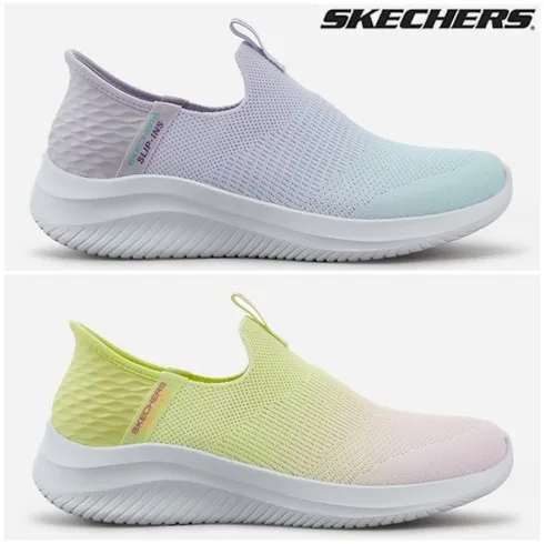 실시간 라이브 스케쳐스 24SS 여성용 고 플렉스 슬립온 리뷰 많아요