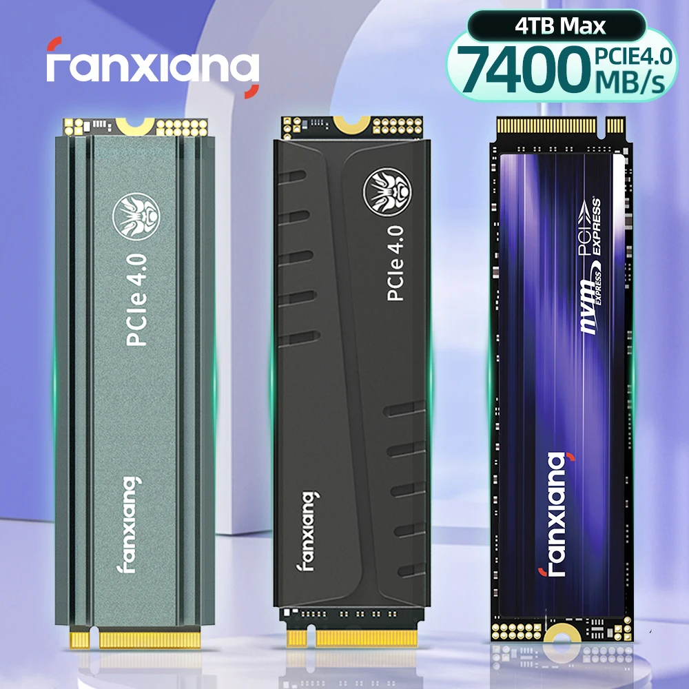Fanxiang M.2 SSD S660, S770, S880 SSD NVMe M2 PCIe4.0, 7400 MB/s, 1TB, 2TB, 4TB, 플레이스테이션 5, PS5 데스크탑용 내장 솔리드 스테이트 드라이브