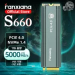 Fanxiang 내장 솔리드 스테이트 드라이브, S660 M.2 SSD, 500GB, 1TB, 2TB, 5000 MB/s, M.2 NVMe, PCIe4.0 x 4 SSD, PS5, 플레이스테이션 5, 데스크탑 PC용