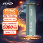 Fikwot PC 데스크탑 SSD 디스크용 내장 솔리드 스테이트 드라이브, 방열판 포함, FN960 M.2 SSD, 512GB, 1TB, 2TB, 5000 MB/s, PCIe4.0 x 4 NVMe