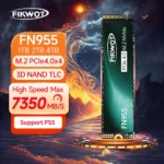 Fikwot 데스크탑 노트북용 내장 솔리드 스테이트 드라이브, 2280 SSD 디스크, FN955 M.2 SSD, 4TB, 2TB, 1TB, 7350 MB/s, PCIe4.x4, NVMe1.4 M.2