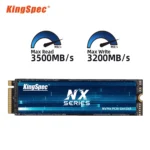 KingSpec 노트북 데스크탑용 SSD 솔리드 스테이트 드라이브, M2 NVME, 128GB, 256GB, 512GB, 1TB, 2TB, SSD 속도 3400 MB/s, M.2 PCIe 3.0 디스크 NVME