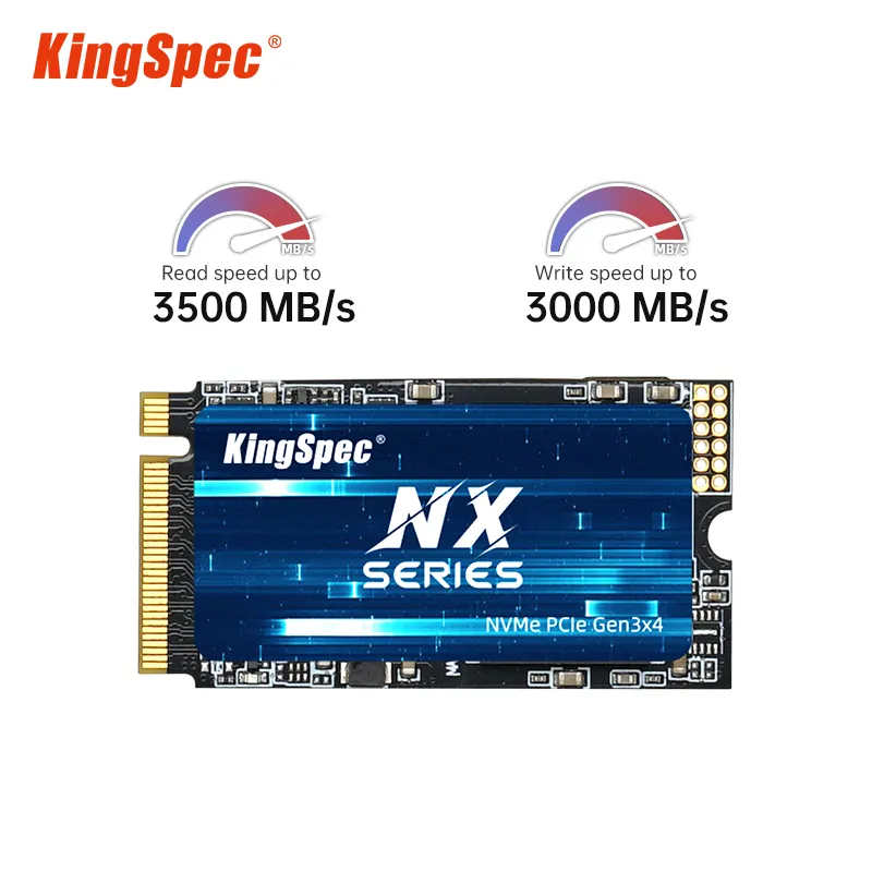 KingSpec M.2 NVMe PCIe 3.0 SSD 512GB 1 테라바이트 하드 디스크 M.2 2242 하드 드라이브 256GB 128GB 노트북 데스크탑 컴퓨터용 내부 솔리드 스테이트 드라이브 내부 하드 드라이브 스토리지 액세서리