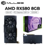 MLLSE AMD Radeon RX 580 그래픽 카드, 가장 저렴한 비디오, GDDR5 256 비트 PCI Express 3.0 × 16 게임용 카드, 8GB 2048SP