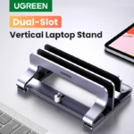 UGREEN 세로 노트북 스탠드 홀더 접이식 알루미늄 노트북 스탠드 노트북 태블릿 스탠드 지원 Macbook Air Pro PC 17 인치