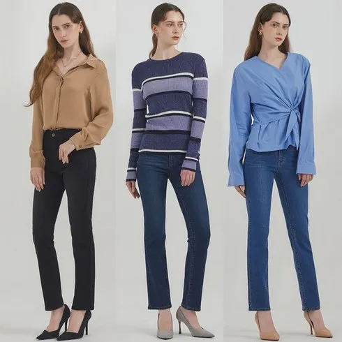 후기 1위- 매직핏 트리플70 라이크라 데님팬츠 3종 만족도 최고상품