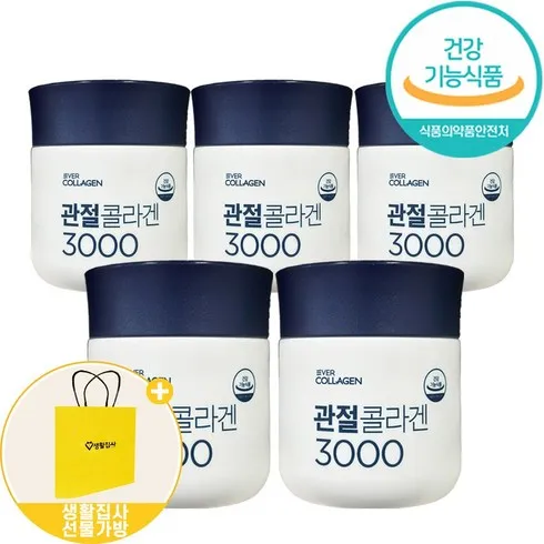 살준비 됐지? 에버콜라겐 관절콜라겐3000 30주분 평점 별 다섯개