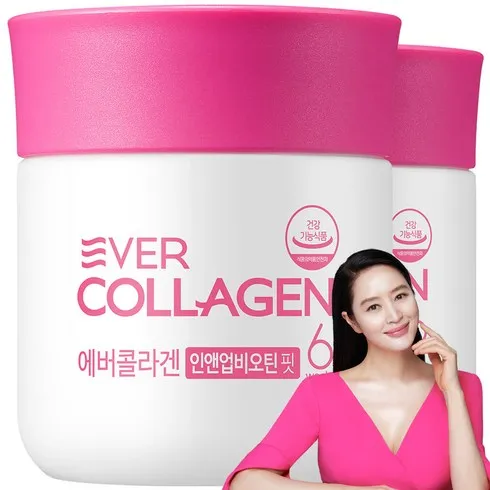 인플루언서가 추천한게 바로 에버콜라겐 인앤업비오틴셀 76주분미니2병 비오틴콜라겐 역대급