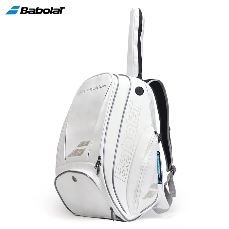 아쉬운소리 안하는 ​2021 Babolat 화이트 골드 WIM 테니스 백팩 남녀공용 올해도
