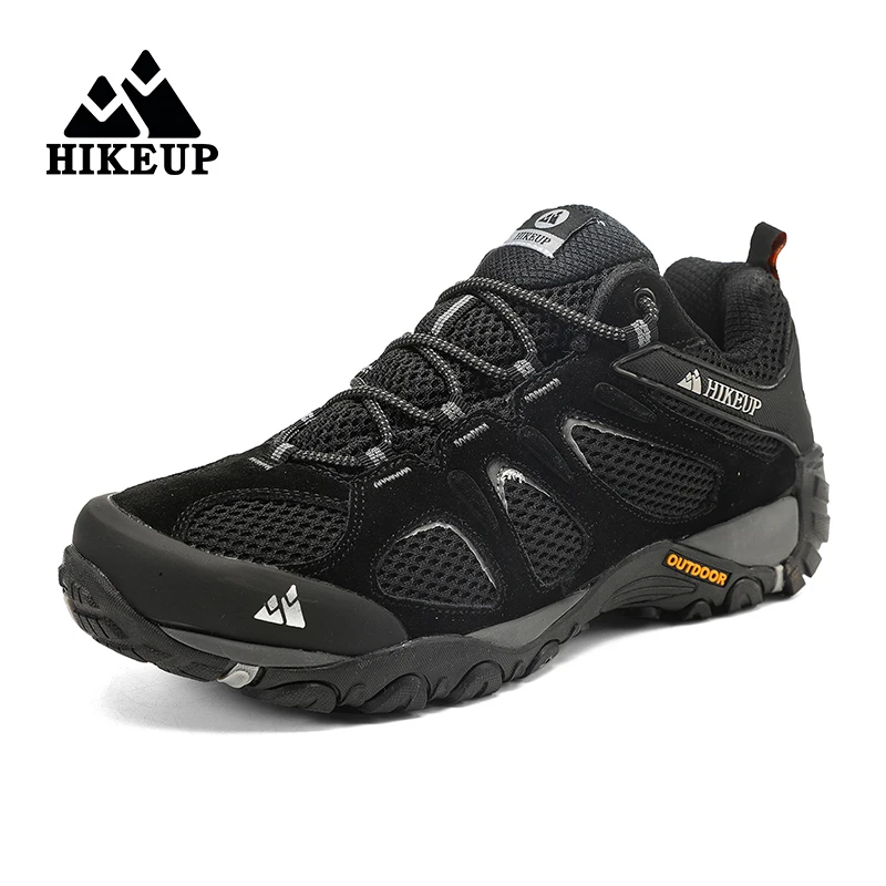 이번 주 이거 하나면 끝 ​HIKEUP 남성용 가죽 하이킹 신발 특별 할인