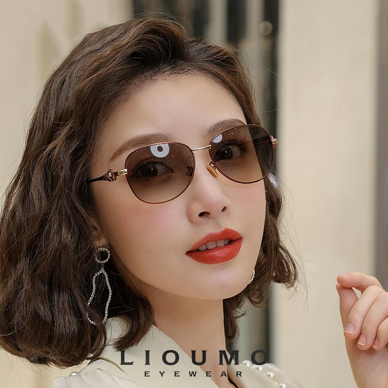 LIOUMO-우아한 스퀘어 선글라스