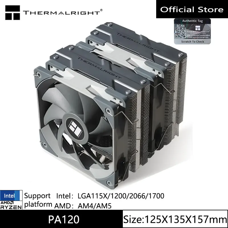 언제나 좋은 성능 ​Thermalright PA120 AGHP 3.0 히트 파이프 올해도