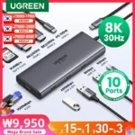 정성담아 보내는 ​UGREEN USB 허브 C 허브 HDMI 어댑터 4K USB C to USB 3.0 100W Dock for MacBook Pro 액세서리 USB-C 유형 C 3.1 분배기 USB C 허브 올해도