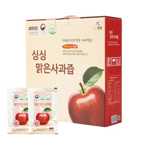 명절엔 누구나 받고 싶다 넉넉한 사람들 사과즙 100ml 100포 실시간 핫한 제품