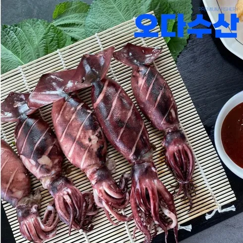 망설이지말고 자연산 손질 통오징어 260gX7팩총 21마리 꼭 찜해보세요