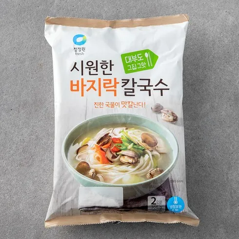 명절마다 사랑받는 칼국수밀키트 완전 좋아요