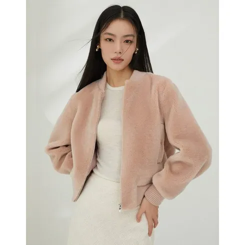 좋은 제품은 항상 품절 케이수 24FW 타임리스 밍크 스탠카라 자켓 만족도 최고