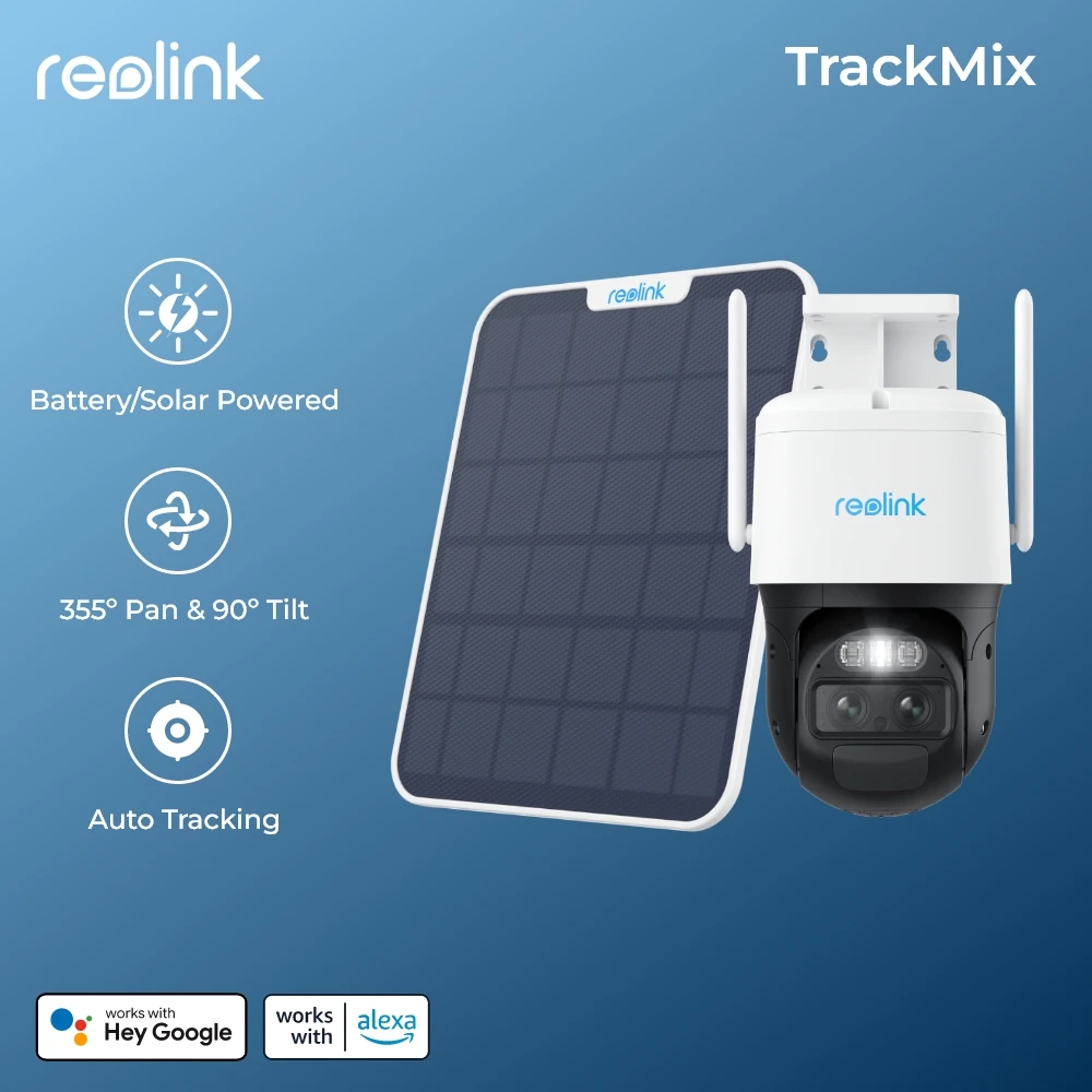 초특급 패키지 ​2024&nbsp;요즘 sns에서 난리난 reolink Trackmix 2K 2.4/5GHz WiFi 듀얼 렌즈 태양 전지 패널 배터리 보안 카메라 4MP 무선 PTZ IP 카메라 지원 자동 추적&nbsp; 리뷰 최다로 엄선된 최고의 제품을 소개합니다. 특집전 총집합