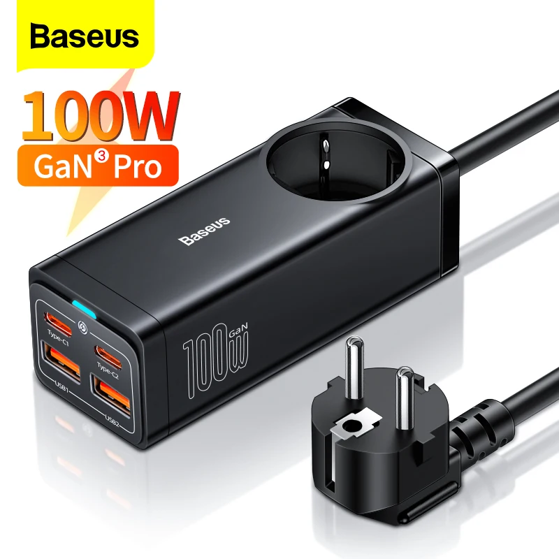 소문 듣고 왔습니다. ​2024&nbsp;요즘 sns에서 난리난 Baseus-100W 65W GaN USB 충전기 데스크탑 전원 스트립 유형 C PD QC 빠른 충전 4.0 3.0 아이폰 14 13 맥북 프로&nbsp; 리뷰 최다로 엄선된 최고의 제품을 소개합니다. 지나치면 후회해요