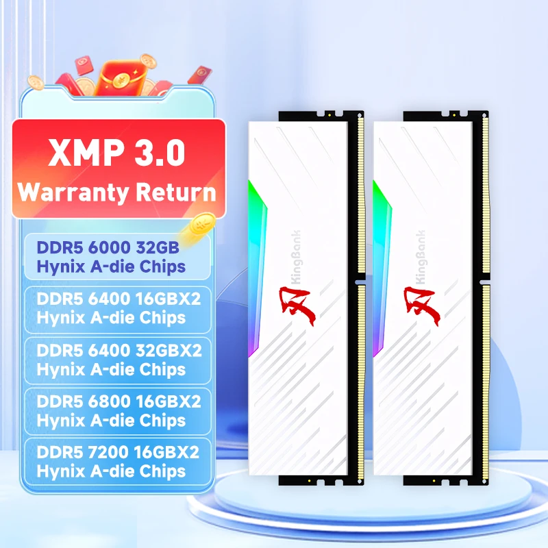 자 끝판왕 ​2024&nbsp;요즘 sns에서 난리난 KingBank DDR5 RGB RAM 메모리 PC&nbsp; 리뷰 최다로 엄선된 최고의 제품을 소개합니다. 오늘 원픽