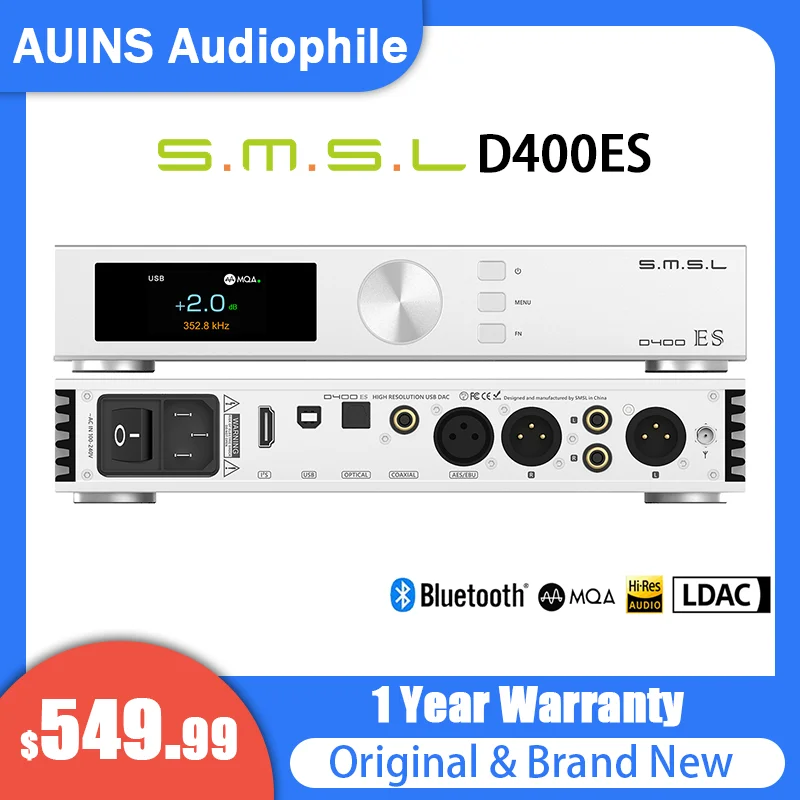 종료 D-1 ​2024&nbsp;요즘 sns에서 난리난 SMSL D400ES 오디오 디코더 MQA-CD DAC 칩&nbsp; 리뷰 최다로 엄선된 최고의 제품을 소개합니다. 얼른사고싶은
