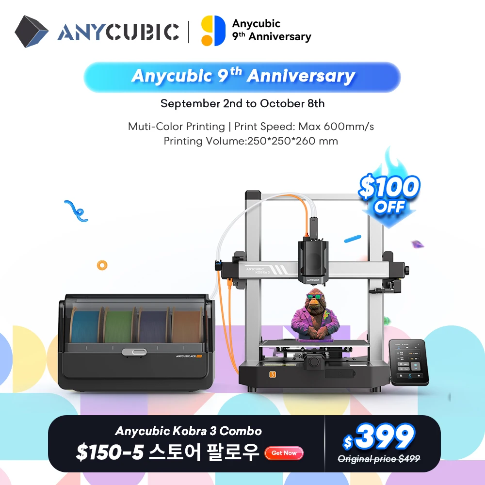 종료 D-1 ​2024&nbsp;요즘 sns에서 난리난 ANYCUBIC Kobra 3 콤보 FDM 멀티 컬러 3D 프린터&nbsp; 리뷰 최다로 엄선된 최고의 제품을 소개합니다. 최저가!