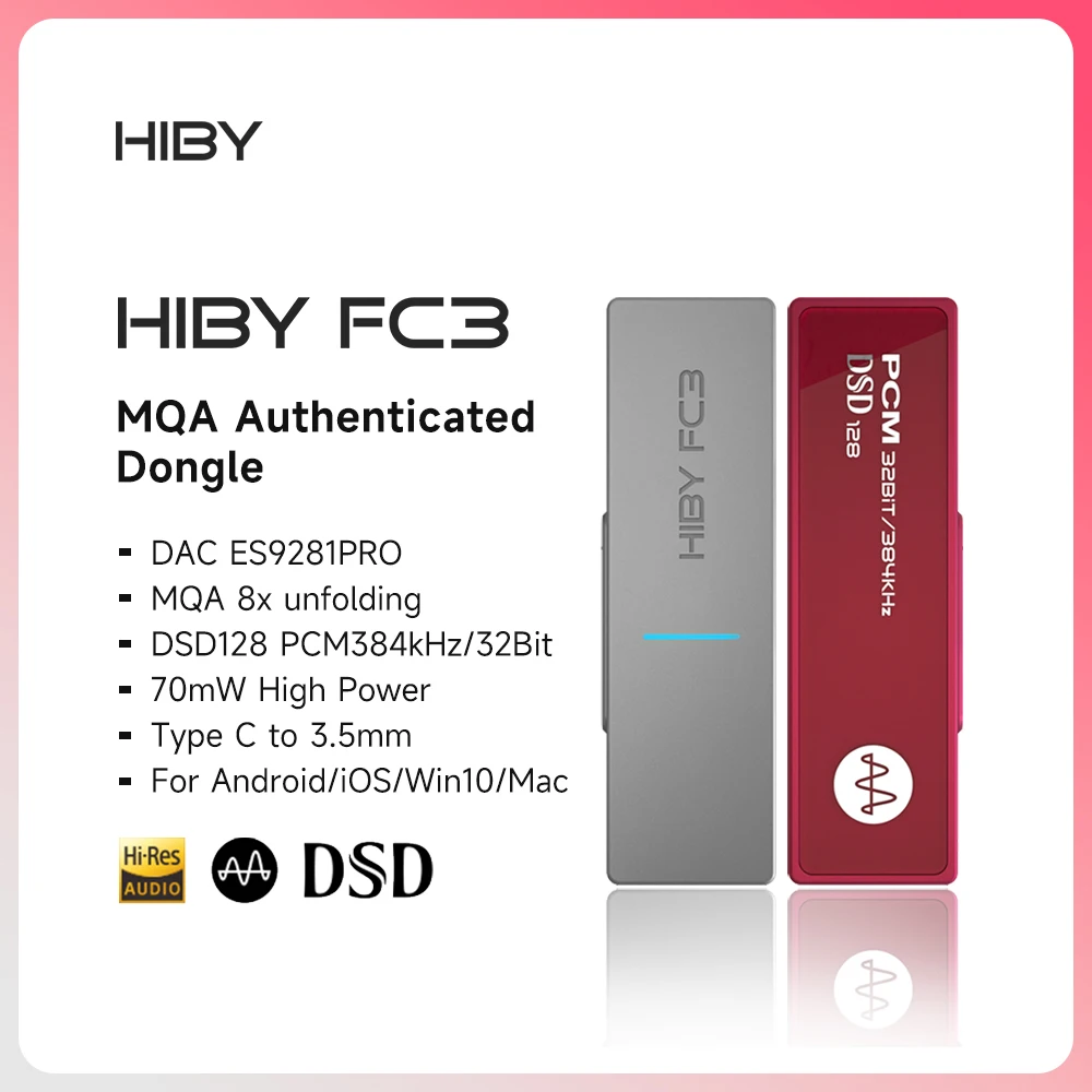 모두가 좋아하는 이유는? ​2024&nbsp;요즘 sns에서 난리난 HiBy FC3 휴대용 MQA 8X 동글 C타입 USB DAC 오디오 HiFi 디코더&nbsp; 리뷰 최다로 엄선된 최고의 제품을 소개합니다. 최저가!