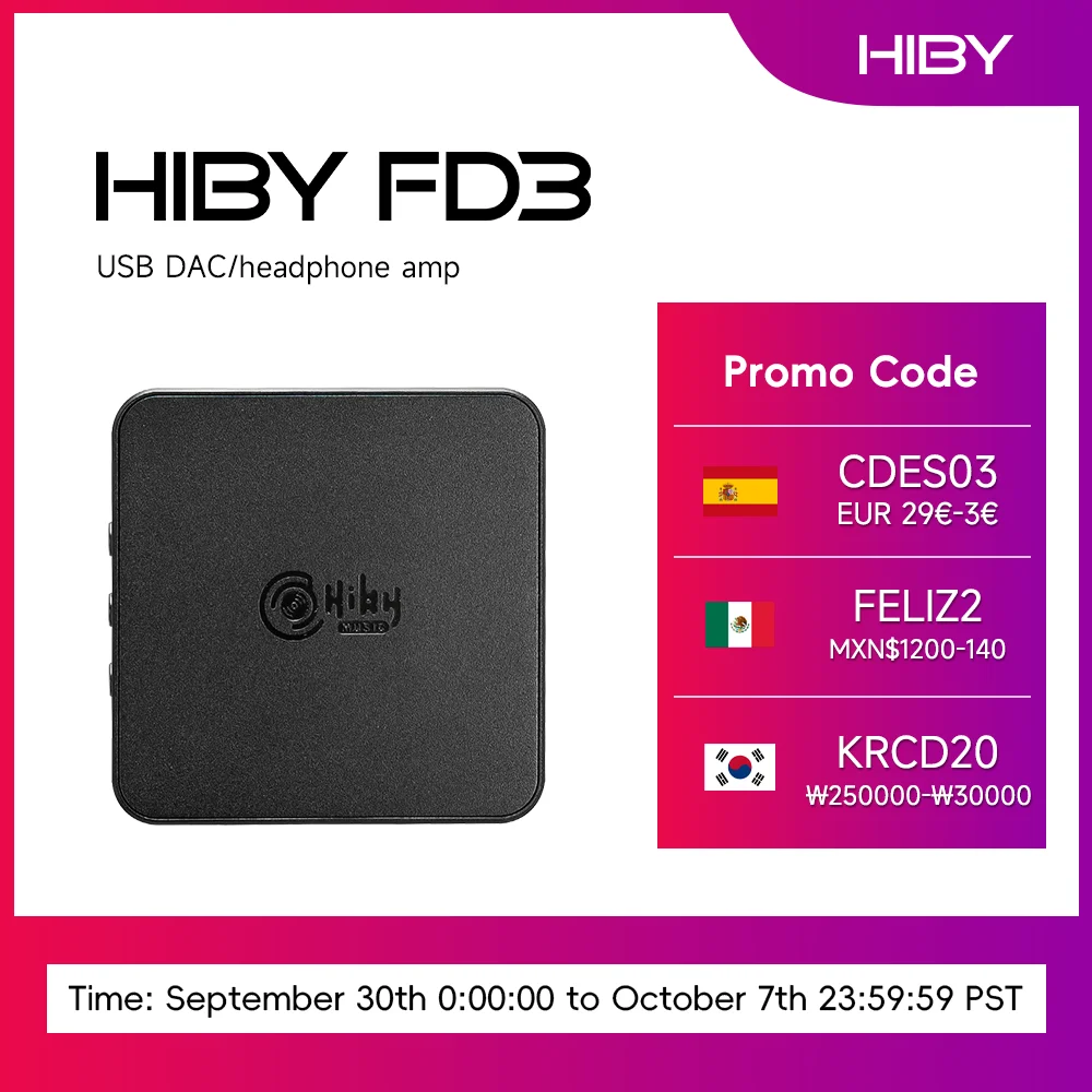 흔하지 않아서 갖고 싶은 ​2024&nbsp;요즘 sns에서 난리난 HiBy FD3 C타입 USB DAC 헤드폰 앰프 오디오&nbsp; 리뷰 최다로 엄선된 최고의 제품을 소개합니다. 스타일 기획전