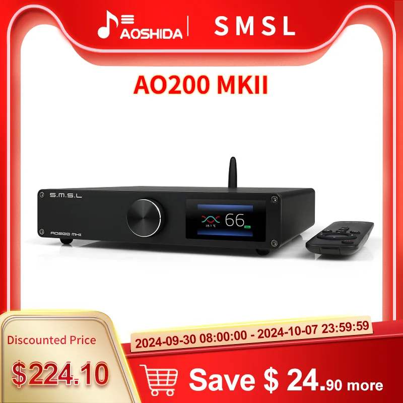 인기의 비결은? ​2024&nbsp;요즘 sns에서 난리난 SMSL AO200 MKII HIFI 디지털 앰프 MA5332MS 칩 고출력 스테레오 앰프&nbsp; 리뷰 최다로 엄선된 최고의 제품을 소개합니다. 많을까요?
