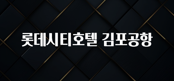 추가정보 떳다 롯데시티호텔 김포공항 요약정리