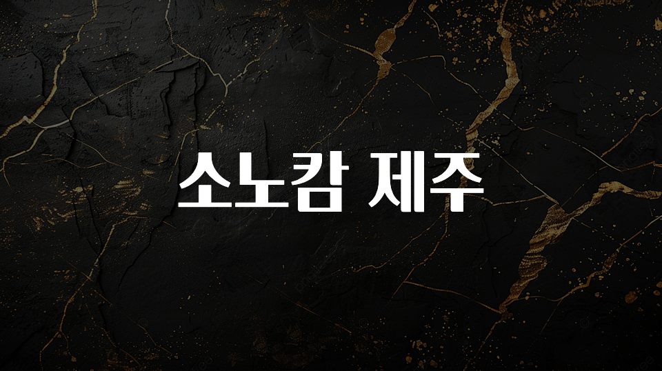 당장 친구에게 알려야 할 소노캄 제주 확인해보세요