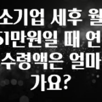 모두가 궁금했던 중소기업 세후 월급 251만원일 때 연봉 실수령액은 얼마인가요? 소개합니다