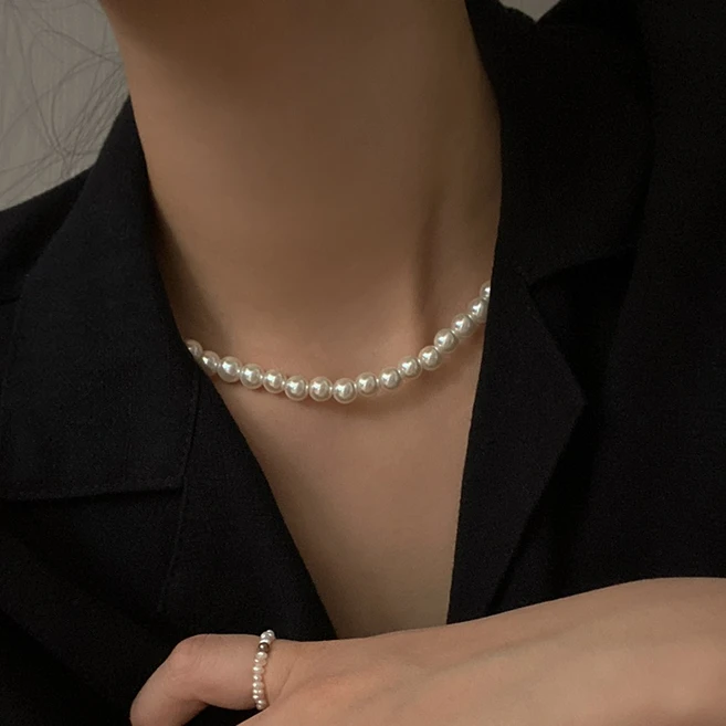 우리도 이렇게 하자 진주목걸이 아쉬움이 없습니다