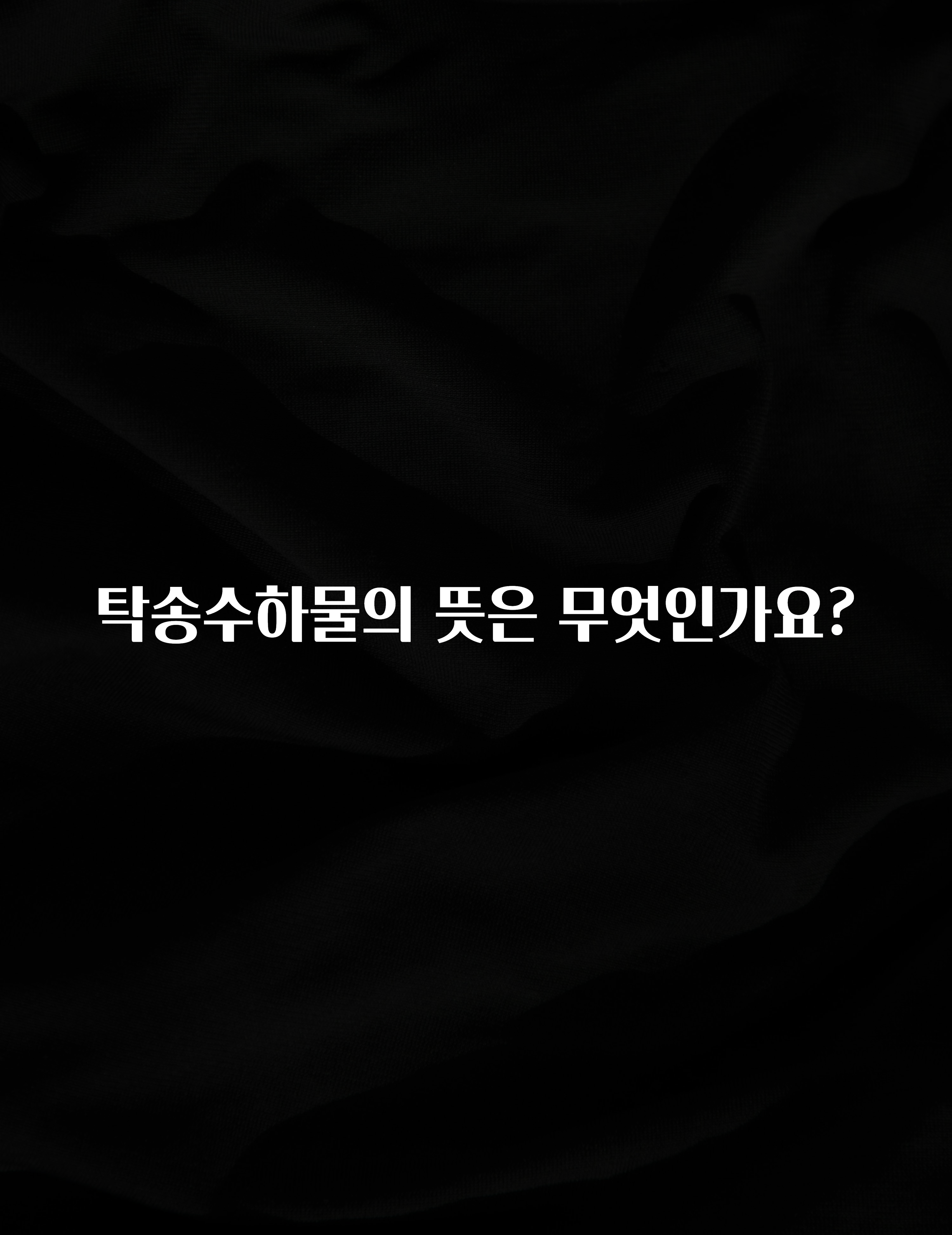 최다 검색한 탁송수하물의 뜻은 무엇인가요? 알려드릴게요