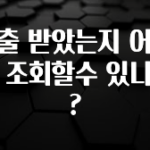 이거 아직도 몰라? 대출 받았는지 어떻게 조회할수 있나요? 리뷰가 많습니다
