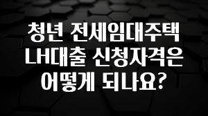 이게 진짜라고? 청년 전세임대주택 LH대출 신청자격은 어떻게 되나요? 요약정리