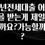 기가막히게 준비한 청년전세대출 어떤것을 받는게 제일 좋을까요?가능할까요? 군말없이 소개합니다