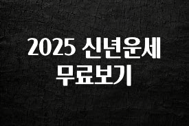 금주의 인기 2025 신년운세 무료보기 추천한 이유입니다