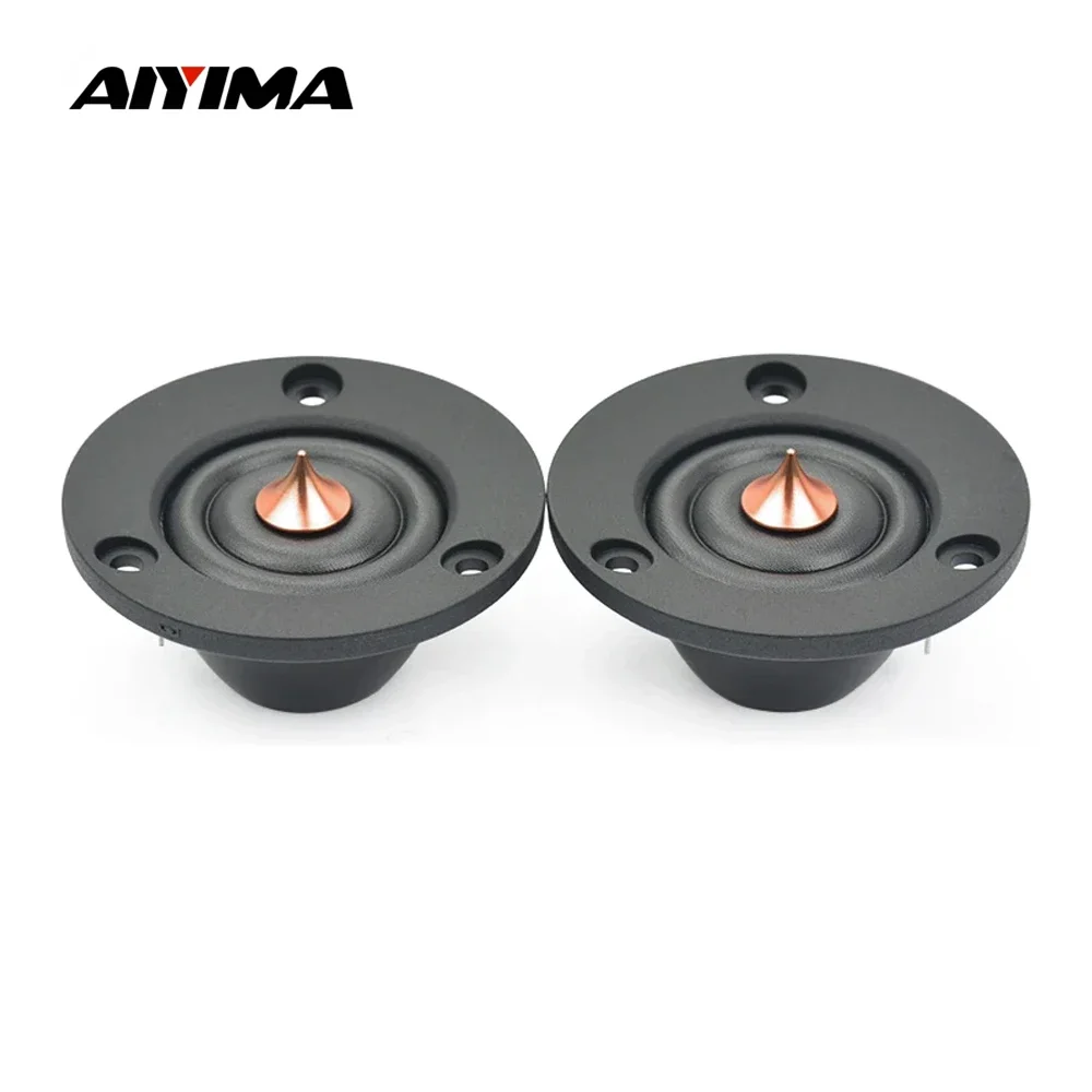 연합전 AIYIMA 2Pcs 2 인치 트위터 6 옴 4 옴 30W HIFI 실크 돔 트레블 스피커 홈 시어터 오디오 스피커 자동차 수정 관심이 뜨겁습니다