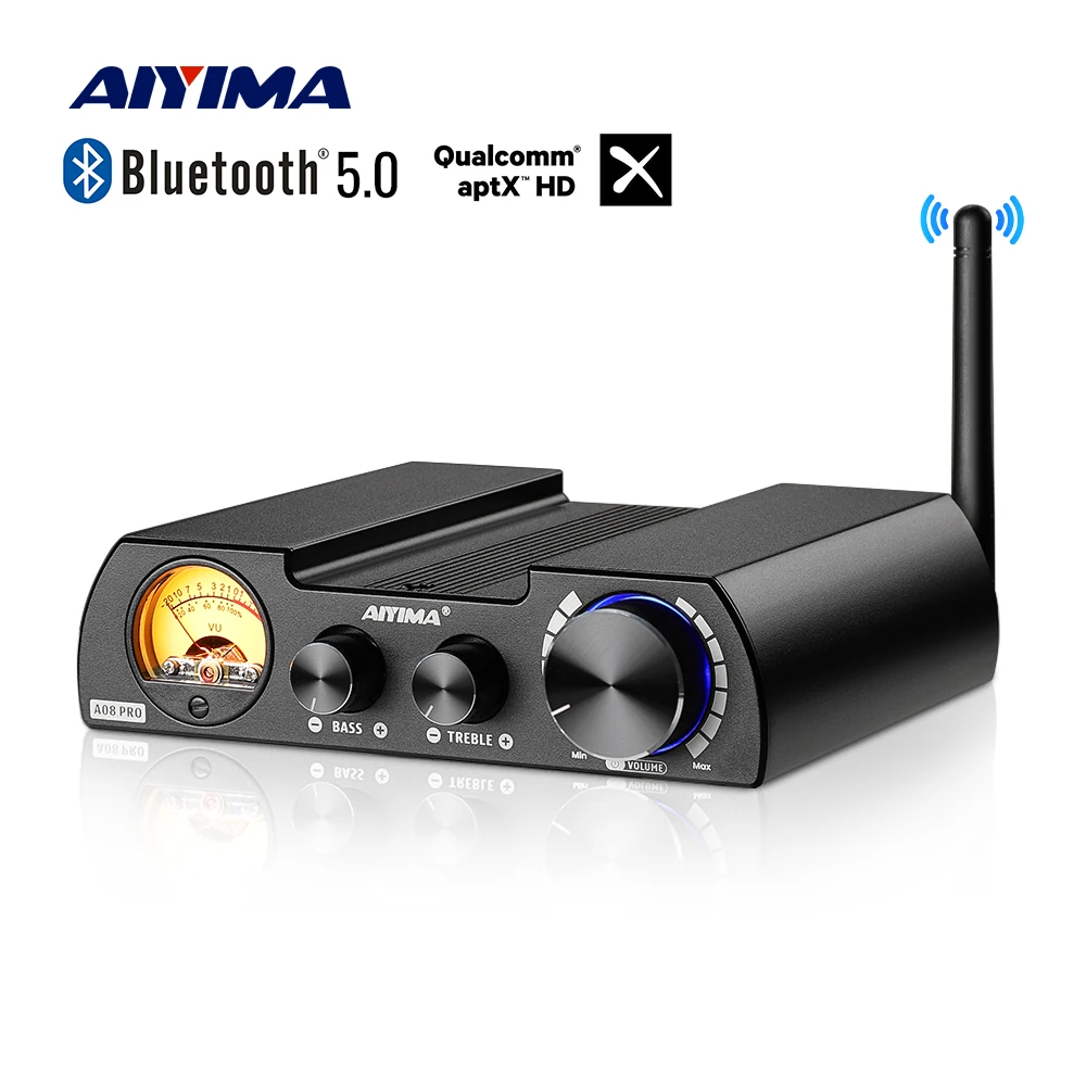 최고의 제품만 모았다 AIYIMA-A08 Pro 300w x 2 앰프 오디오 TPA3255 블루투스 5.0 파워 앰프 스테레오 스피커 기억하세요