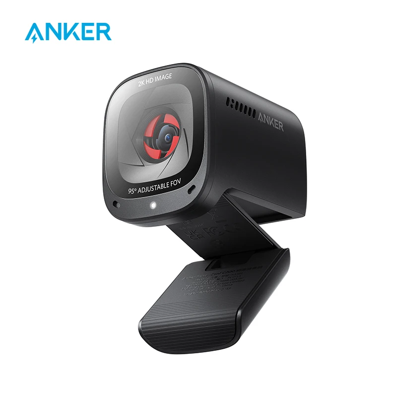 클릭 필 Anker PowerConf C200 2K 노트북 컴퓨터 용 웹캠 미니 USB 웹 카메라 노이즈 캔슬링 스테레오 마이크 웹 캠 요약본만 확인해보세요
