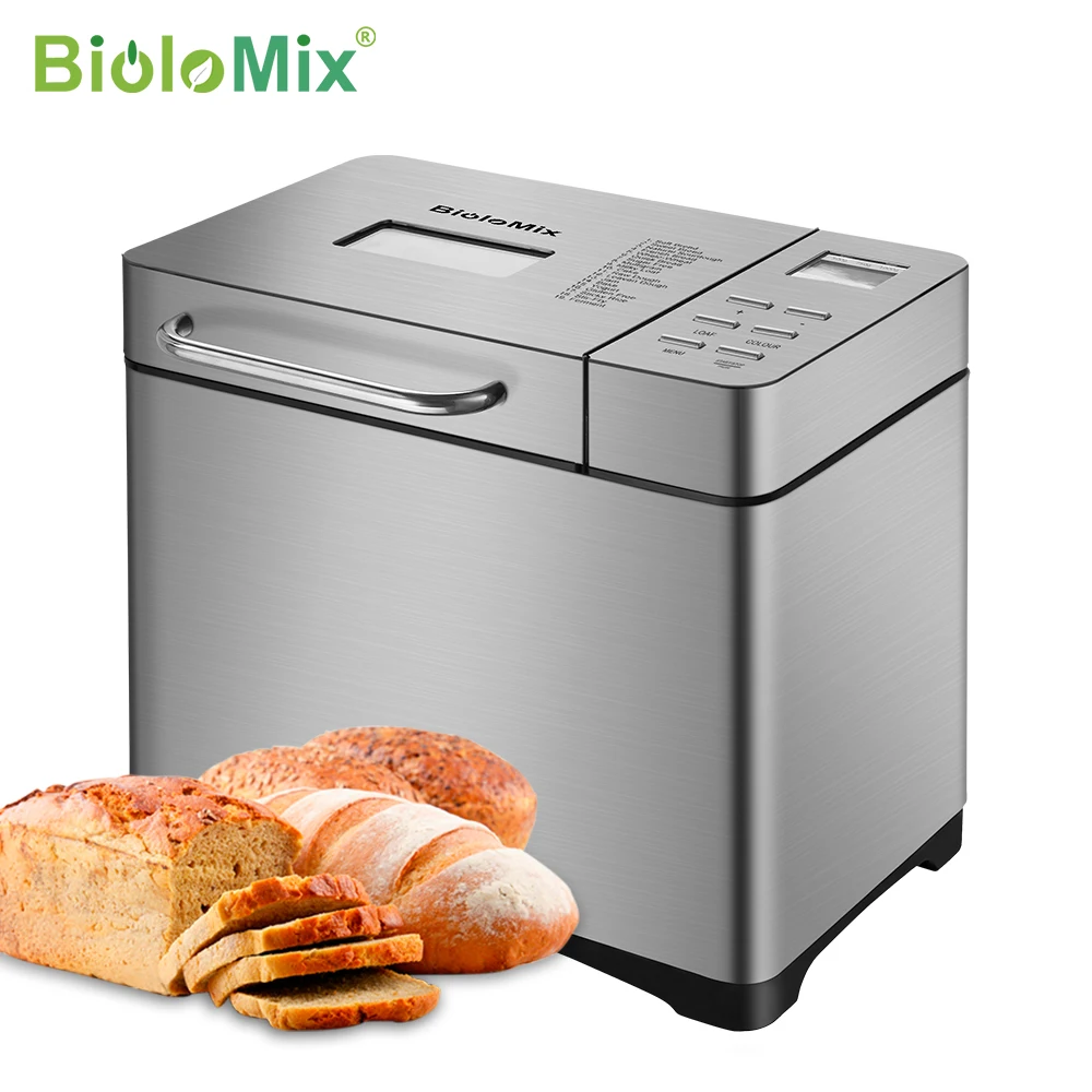 인스타 정보 Biolomix-스테인레스 스틸 1KG 19-in-1 자동 빵 제조기 30초면 확인 가능합니다