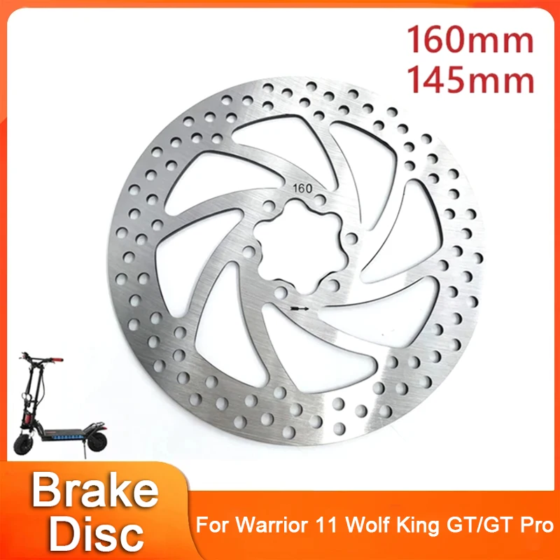 단 하루의 혜택 Kaabo Warrior 11 용 Kaabo 145mm 160mm 브레이크 디스크 Wolf King GT/GT Pro 전기 스쿠터 부품 디스크 브레이크 패드 전자 스쿠터 알려드립니다