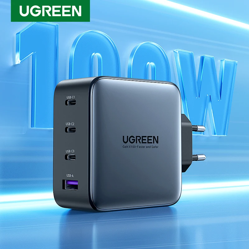 덕후 모여라 UGREEN USB 충전기 Macbook 태블릿 용 100W GaN 충전기 iPhone 용 Xiaomi USB Type C PD 충전 용 iPhone 13 12 11 한 번에 알려드립니다
